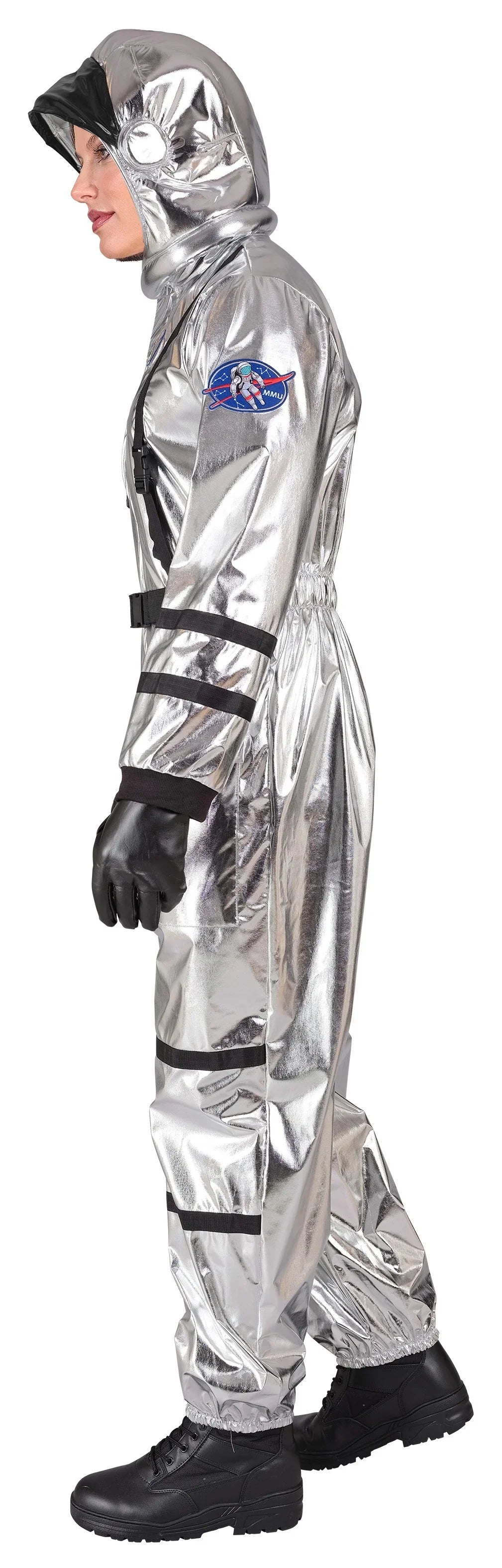 Disfraz de Astronauta Plateado con Casco para Mujer Astronautas Widmann